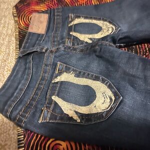 True Religion low rise bootcut jeans size 24